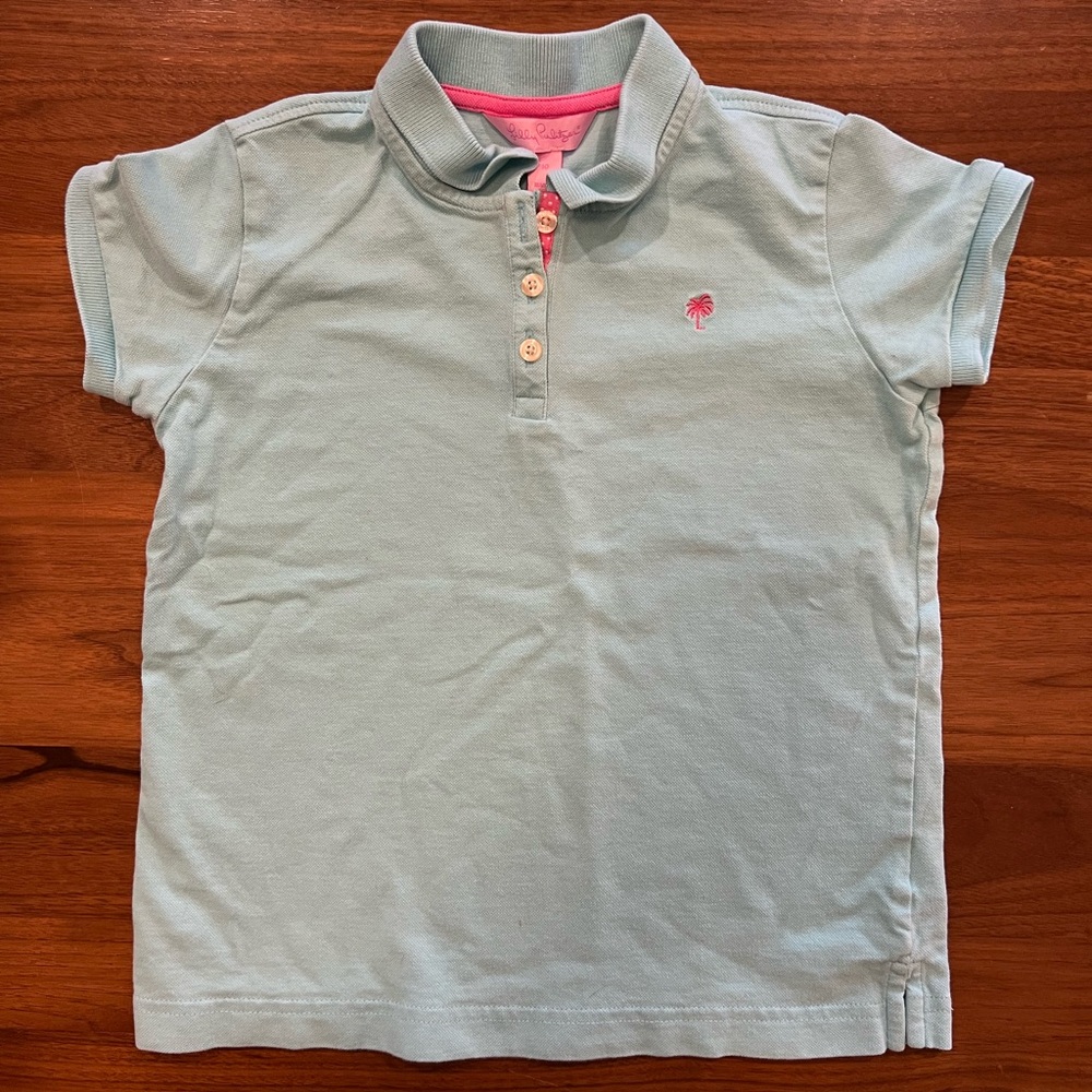 Lilly Pulitzer Blue Polo Shirt